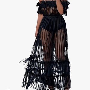 Sheer dress/ Swim Coverup